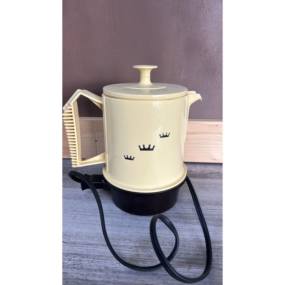 1960's Vintage Regal Ploy perk 2-4 Cup Coffee Percolator Pot  Works
